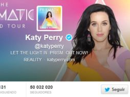 La exitosa artista ha enviado más de cinco mil tuits a través de su cuenta en casi cuatro años. Imagen tomada de Twitter. ESPECIAL /