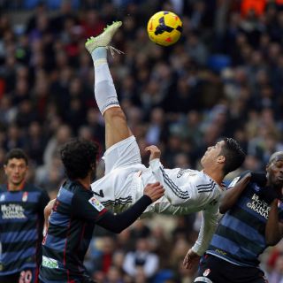 'Hugol' motiva a Ronaldo para que marque de 'chilena'