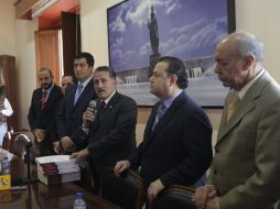 El secretario General de Gobierno, Arturo Zamora anuncia que el Informe de Gobierno está disponible en Internet.  /