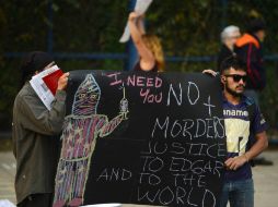 Pese a las protestas y negociaciones no se logró salvar la vida de Édgar Tamayo. ARCHIVO /