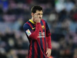 Lionel Messi, del Barcelona, luego de la derrota en el Camp Nou. AP /