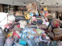 Se presume que mantenía en una bodega toneladas de despensas que se destinarían a los damnificados por 'Manuel'. ARCHIVO /