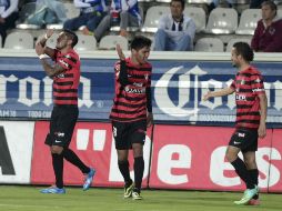 Rodrigo Millar (i) marcó el tanto al minuto 54. MEXSPORT /