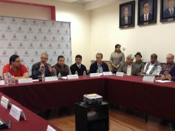 Hoy la Secretaría ofreció una rueda de prensa en conjunto con los integrantes del Consejo Estatal de Salud.  /