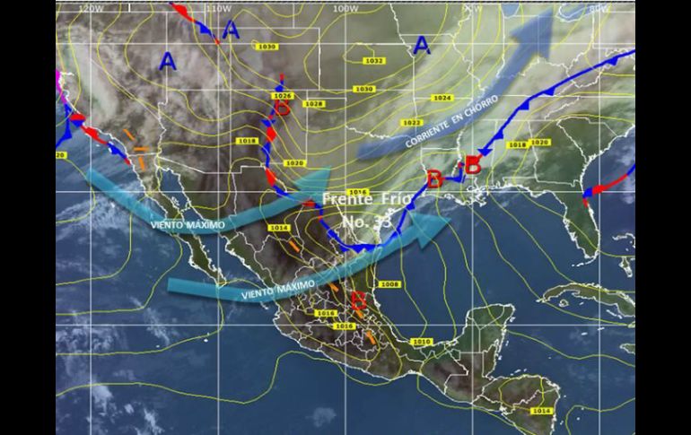 Para mañana 3 de febrero, el sistema ocasionará nevadas en algunas regiones de Baja California. TOMADA DE @conagua_clima  /