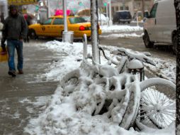 La nieve alcanzó acumulaciones de hasta 20 centímetros en Filadelfia y Nueva York. NTX /