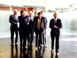 El coordinador del PRD en el Senado, Miguel Barbosa, se reintegra este martes a los trabajos del pleno. SUN /