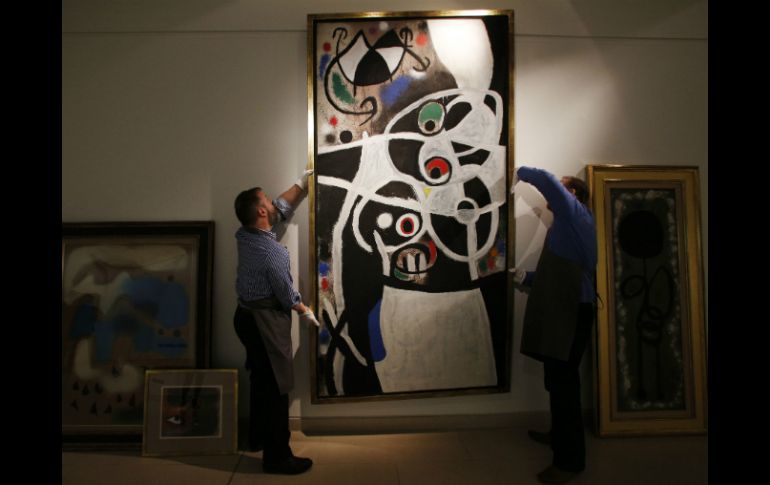 La casa de pujas decide cancelar la venta de la colección de 85 trabajos de Joan Miró. AP /