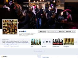 En cuanto a la farándula, Maná es el grupo número uno, con 11 millones 749 mil 570 de fans. ESPECIAL /