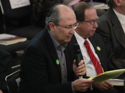 El ex secretario de Promoción Económica, Sergio García de Alba Zepeda, pidió objetividad al presentar los avances.  /