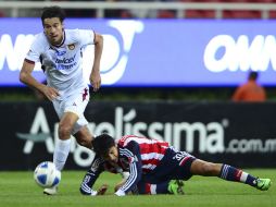 Rodrigo Íñigo (izq) fue expulsado del partido al minuto 55. MEXSPORT /