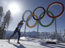 Algunos competidores ya están practican en las sedes del evento. AP /