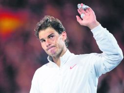 Sufrimiento. Nadal confesó que la final del Abierto de Australia fue la “peor hora y media” en una cancha de tenis. AP /