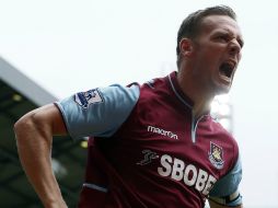 Kevin Nolan del West Ham fue uno de los que apoyaron la iniciativa. ARCHIVO /
