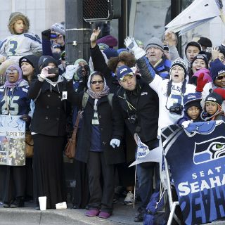 Seattle festeja el título de los Halcones Marinos
