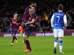 Los catalanes fueron amplios dominadores y se llevaron el triunfo. AFP /