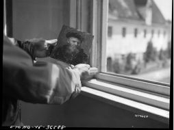 Fotografía facilitada por la National Archives and Records Administration de EU de una obra de Rembrant en posesión de los nazis. EFE /