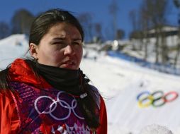 Julia Marino, esquiadora que representará a Paraguay. AFP /