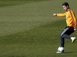 Para Cristiano Ronaldo, pensar en la conquista de la ''orejona'' no puede convertirse en una obsesión. EFE /