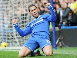 Eden Hazard, con un triplete, la estrella del Chelsea en su partido frente al Newcastle. EFE /