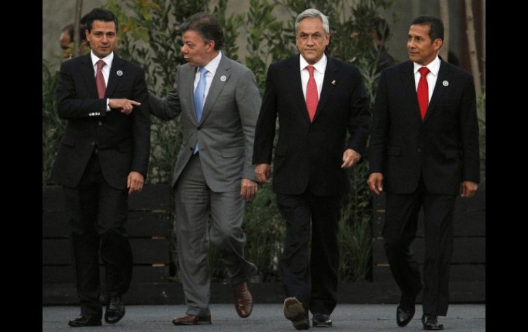 La Alianza del Pacífico es una iniciativa de integración regional conformada por Chile, Colombia, México y Perú. ARCHIVO /