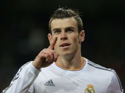 Gareth Bale celebra su gol para el Madrid. AP /