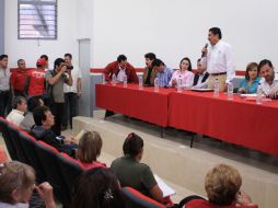 El edil sostuvo la importancia de la cercanía entre la autoridad y la comunidad. ESPECIAL /