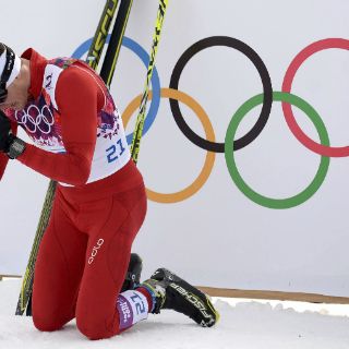 Dario Cologna, campeón olímpico de skiatlón