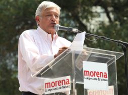 AMLO asegura que su recorrido por el país es para ''no apagar la llama de la esperanza''. SUN /
