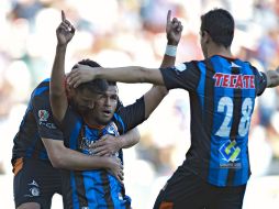 Gallos Blancos supo manejar el partido y saca una valiosa victoria en casa. MEXSPORT /