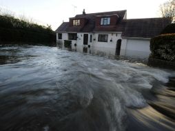 Reportan el enero más lluvioso en Inglaterra desde 1766. EFE /