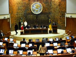 El pleno del Congreso del Estado ratificó a magistrados. ARCHIVO /