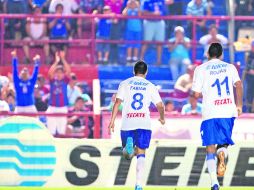 En cuatro salidas Cruz Azul suma tres triunfos y un empate, además de estar invicto ha celebrado ya siete dianas fuera de su casa. MEXSPORT /