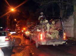 Militares realizaban un patrullaje en la zona norte del estado cuando fueron atacados a balazos por sujetos armados. ARCHIVO /