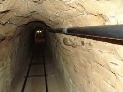 El túnel conecta dos inmuebles privados en ambos lados de la frontera. ARCHIVO /
