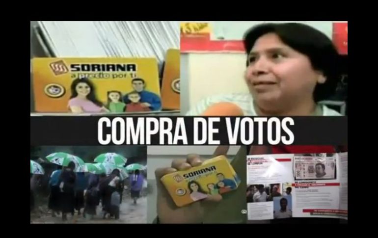 El PRD asegura que el PRI repartió las tarjetas de Soriana para comprar el voto a favor de Enrique Peña Nieto. ARCHIVO /