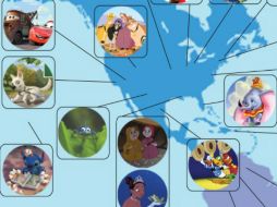 México es representado en la película de 1944, Los Tres Caballeros. ESPECIAL /