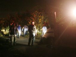 Las víctimas fueron abandonadas en un camino de terracería. ARCHIVO /