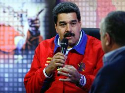 El mandatario venezolano asegura que ningún medio entrará desde el exterior a perturbar a Venezuela. ARCHIVO /