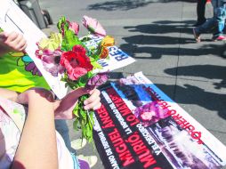 Se cumplieron seis años de la muerte de Miguel Ángel y aún no hay respuesta al caso por parte de autoridades, señalan manifestantes.  /