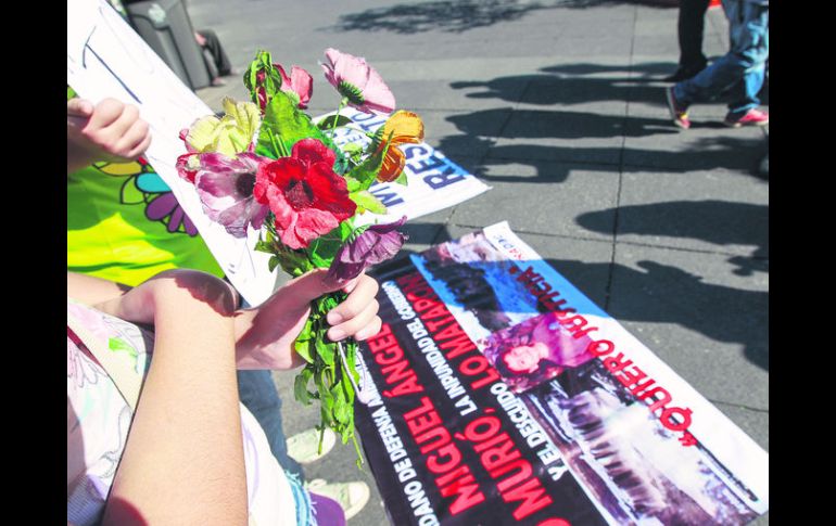 Se cumplieron seis años de la muerte de Miguel Ángel y aún no hay respuesta al caso por parte de autoridades, señalan manifestantes.  /