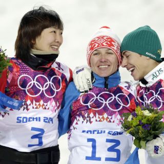 Tsuper se proclama campeona olímpica de salto acrobático