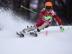 El alemán, Sandro Viletta, ganador del oro en pruba de super combinado. AFP /