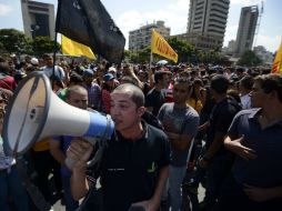 Los estudiantes exigen la liberación de más de 70 personas. AFP /