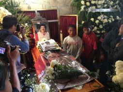 En la imagen, funeral del periodista Gregorio Jiménez. EFE /