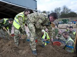 Un total de tres mil viviendas podrían quedar inundadas por las intensas lluvias. EFE /