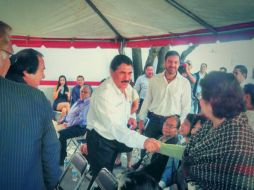 Ramiro Hernández llega con una hora de retraso a la reunión con los presidentes de colonos de la Zona 5 de la ciudad.  /