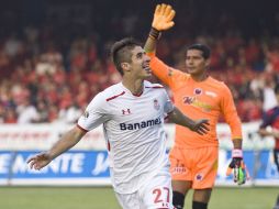 Isaac Brizuela fue autor del segundo gol de los Diablos Rojos. STRAFFONIMAGES  /