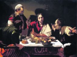 ''Los discÍpulos de Emáus'' o ''Cena de Emús'', Caravaggio. ESPECIAL /