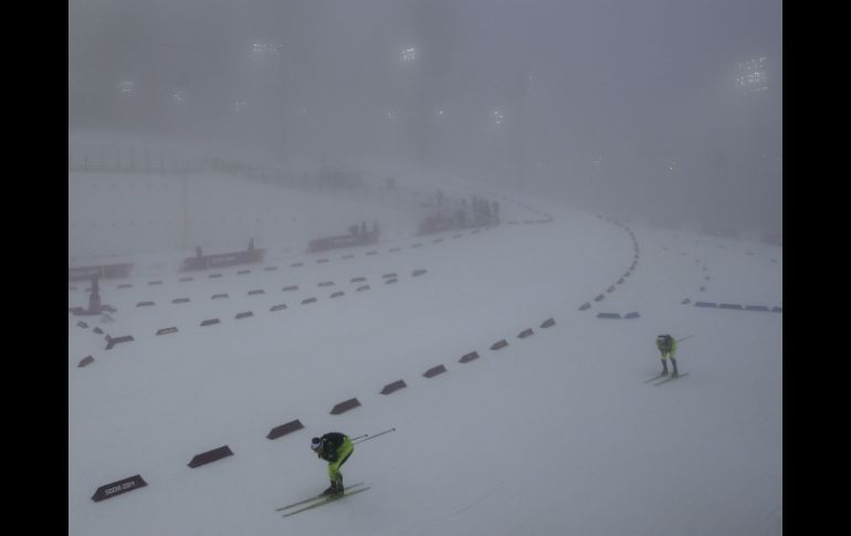 Así lució el escenario que tendría a los deportistas en este día. AFP /